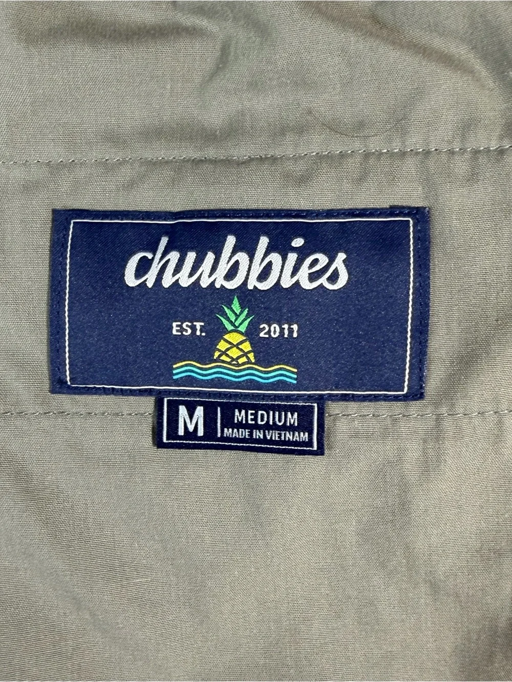 Chubbies Everywhere Performance Shorts 6 inch Short Athleisure Gray -Size Medium